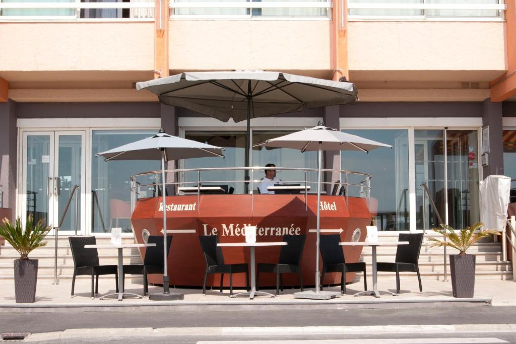 Logis Hotel & Restaurant Mediterranee Port-la-Nouvelle Esterno foto
